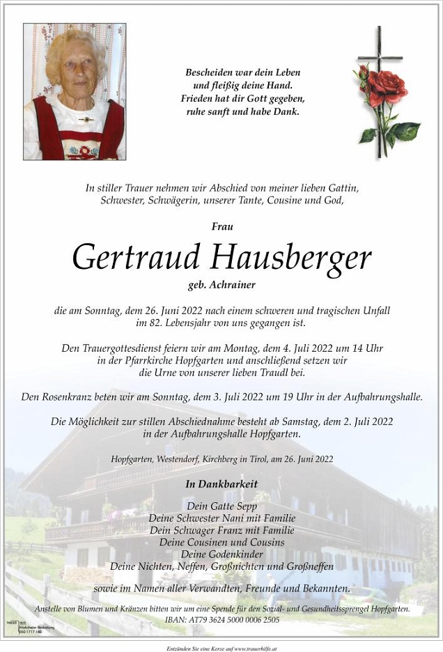 Gertraud Hausberger
